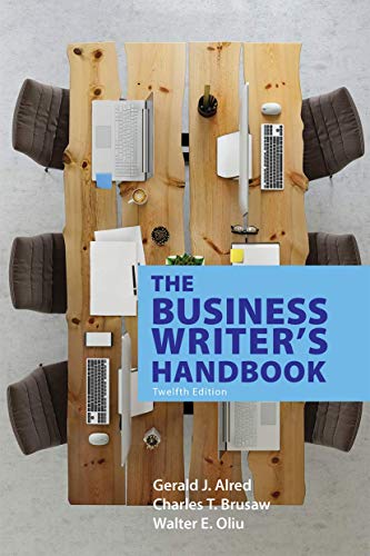 Stock image for The Business Writers Handbook for sale by Goodwill Southern California