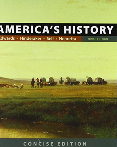 Imagen de archivo de America's History: Concise Edition, Combined Volume a la venta por Indiana Book Company