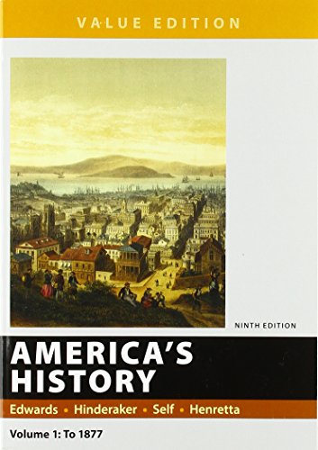 Beispielbild fr Americas History, Value Edition, Volume 1 zum Verkauf von BooksRun