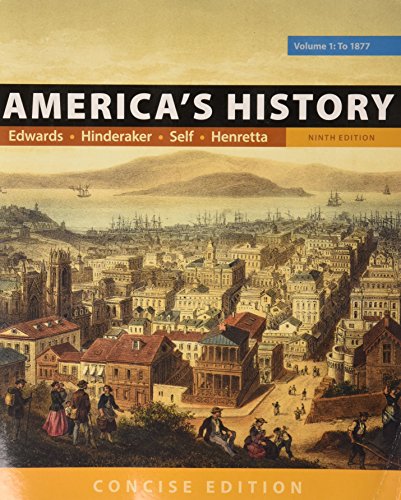 Beispielbild fr America's History: Concise Edition, Volume 1 zum Verkauf von ThriftBooks-Atlanta