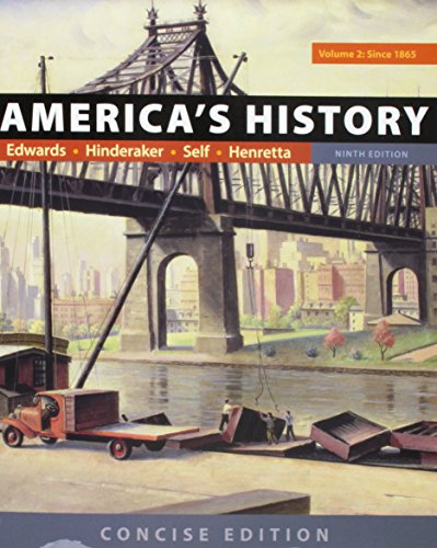 Stock image for America's History: Concise Edition, Volume 2 for sale by Better World Books