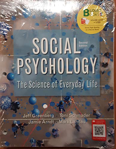Stock image for Social Psychology: The Science of Everyday Life - 2nd Edition (Looseleaf) for sale by HPB-Red