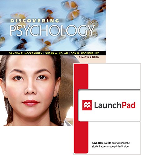 Imagen de archivo de Loose-Leaf Version for Discovering Psychology Launchpad for Discovering Psychology (Six Month Access) a la venta por Big Bill's Books