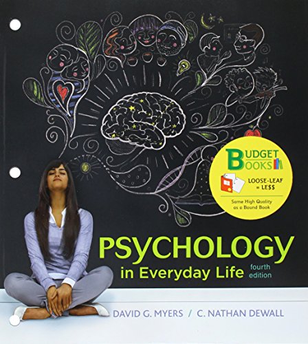 Beispielbild fr Loose-leaf Version for Psychology in Everyday Life zum Verkauf von Better World Books: West