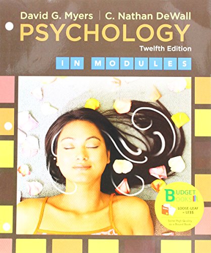 Stock image for Loose-Leaf Version for Psychology in Modules for sale by HPB-Red