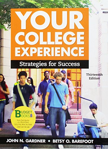 Beispielbild fr Loose-leaf Version for Your College Experience: Strategies for Success zum Verkauf von BooksRun