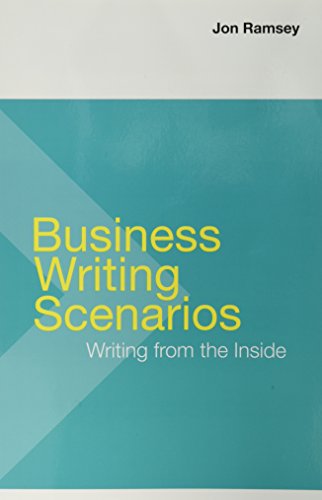 Imagen de archivo de Business Writing Scenarios & LaunchPad Solo for Professional Writing (Six Month Access) a la venta por HPB-Red