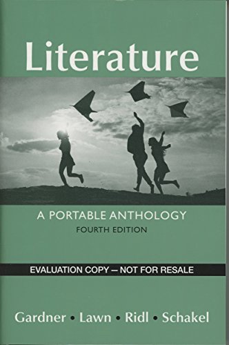 Beispielbild fr literature a portable anthology 4th edition zum Verkauf von BooksRun