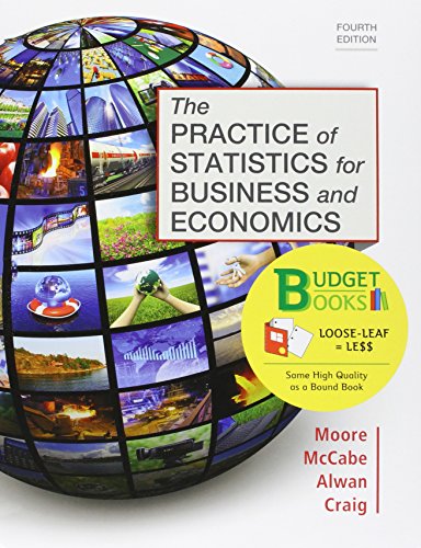 9781319079482: Loose-Leaf Version for Practice of Statistics for Business and Economics 4e & Launchpad for Moore's the Practice of Statistics for Business and Econom