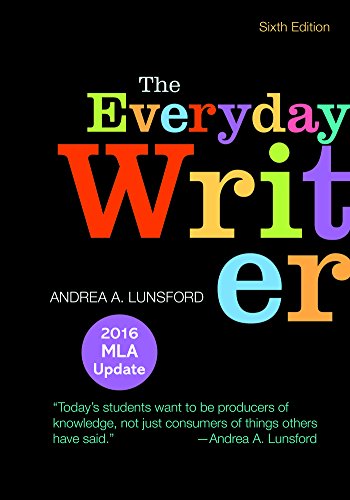 Beispielbild fr The Everyday Writer with 2016 MLA Update zum Verkauf von Wonder Book
