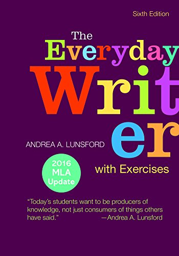 Beispielbild fr The Everyday Writer with Exercises with 2016 MLA Update zum Verkauf von Better World Books
