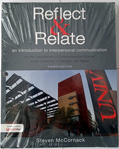 Stock image for Reflect & Relate Fourth Edition UNLV for sale by Buyback Express