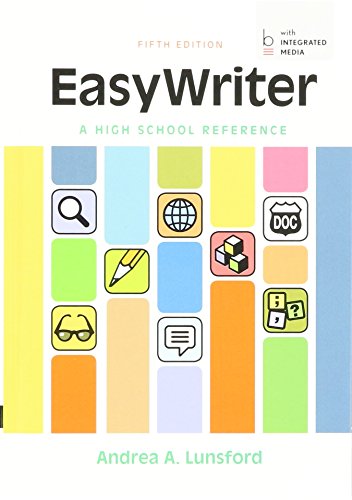 Stock image for EasyWriter, A High School Reference 5e & Documenting Sources in MLA Style: 2016 Update [Hardcover ] for sale by booksXpress