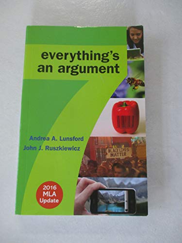 Beispielbild fr Everything's an Argument with 2016 MLA Update zum Verkauf von Better World Books