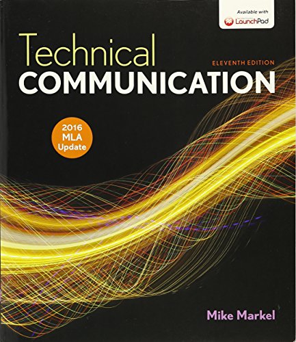 Imagen de archivo de Technical Communication, MLA Update (2016) 11E & LaunchPad for Technical Communication (Six Months Access) 11E a la venta por Irish Booksellers