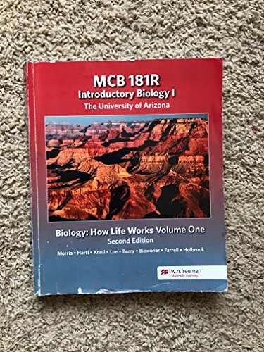 Beispielbild fr MCB 181R Biology: How Life Works Volume One (Second Edition) zum Verkauf von BookHolders