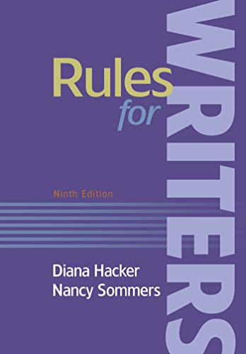 Beispielbild fr Rules for Writers with Writing About Literature (Tabbed Version) zum Verkauf von BooksRun