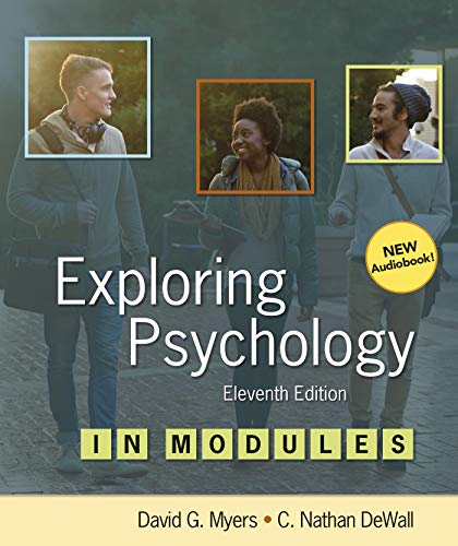 Beispielbild fr Exploring Psychology in Modules zum Verkauf von Buchpark