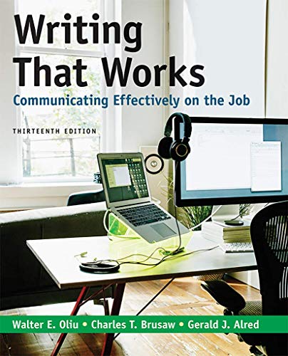 

Writing That Works: Communicating Effectively on the Job