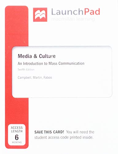 Stock image for LaunchPad for Media & Culture (Six-Month Access): An Introduction to Mass Communication for sale by Textbooks_Source