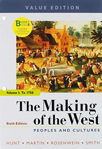 Beispielbild fr Loose-leaf Version of The Making of the West, Value Edition, Volume 1: Peoples and Cultures zum Verkauf von BooksRun