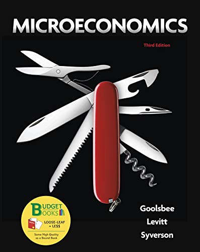 Imagen de archivo de Loose-leaf Version for Microeconomics a la venta por SecondSale
