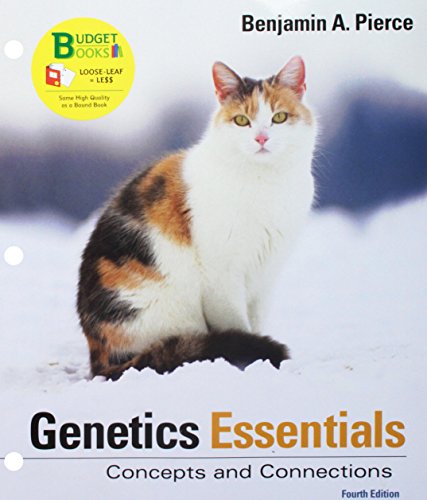 Imagen de archivo de Loose-leaf Version of Genetics Essentials: Concepts and Connections a la venta por BooksRun