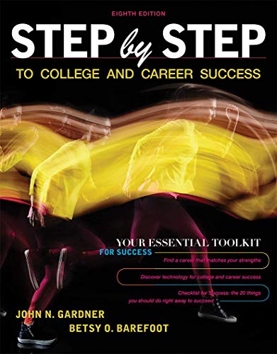 Imagen de archivo de Step by Step to College and Career Success a la venta por -OnTimeBooks-