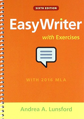 9781319110185: EasyWriter with Exercises 6e & LaunchPad Solo for the Lunsford Franchise (Twelve-Months Access)