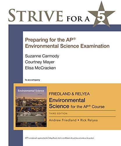 Imagen de archivo de Strive for a 5: Preparing for the Ap(r) Environmental Science Exam a la venta por ThriftBooks-Dallas