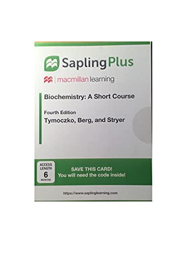 9781319114831: Saplingplus for Biochemistry: A Short Course Six-month Access