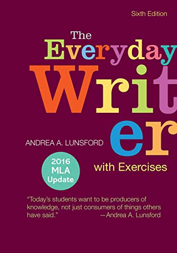9781319117801: The Everyday Writer with Exercises: MLA Update 2016