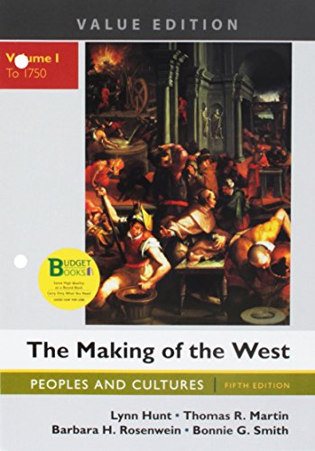 Stock image for Loose-leaf Version for The Making of the West, Value Edition, Volume 1 5E & LaunchPad for The Making of the West 5E (Six Month Access) for sale by HPB-Red