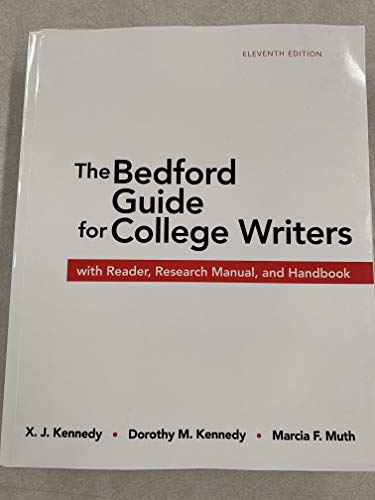 Beispielbild fr The Bedford Guide for College Writers zum Verkauf von ThriftBooks-Atlanta