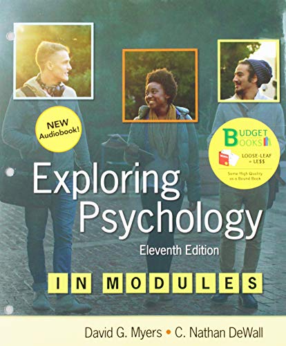 Beispielbild fr Loose-leaf Version for Exploring Psychology in Modules zum Verkauf von BooksRun