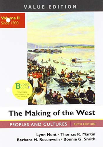 Stock image for Loose-leaf Version for The Making of the West, Value Edition, Volume 2 5e & LaunchPad for The Making of the West 5e (Six-Months Access) for sale by HPB-Red