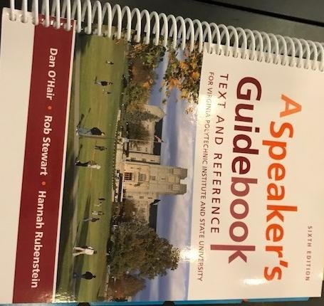 Beispielbild fr Speaker's Guidebook Virginia Tech Custom zum Verkauf von Wonder Book