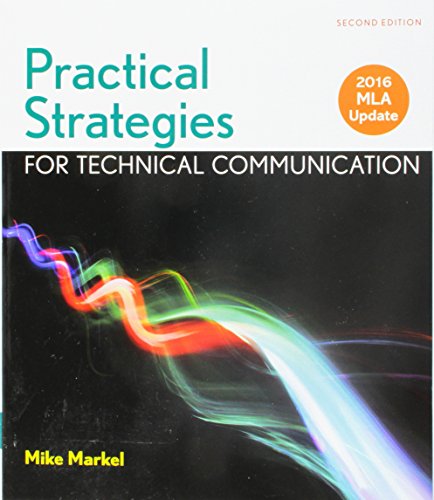 Imagen de archivo de Practical Strategies for Technical Communication with 2016 MLA Update a la venta por Better World Books