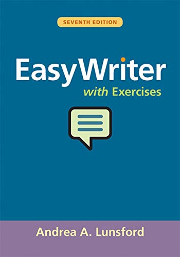 Stock image for EasyWriter with Exercises for sale by BookHolders
