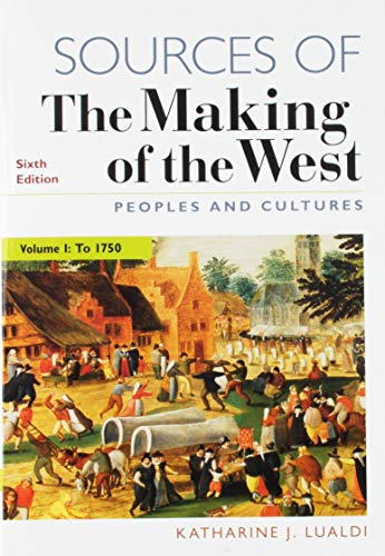 Stock image for Sources of the Making of the West, Volume I: Peoples and Cultures for sale by ThriftBooks-Dallas