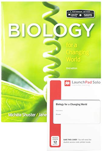 Stock image for Scientific American Biology for a Changing World 3E & LaunchPad for Shuster's Scientific American Biology for a Changing World 3E (2-Term Access) for sale by Textbooks_Source