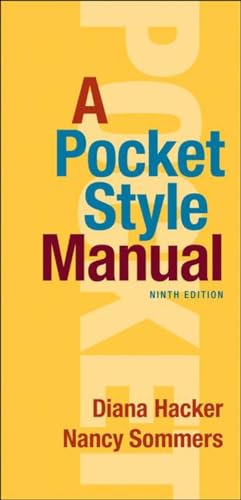 Beispielbild fr A Pocket Style Manual zum Verkauf von BooksRun