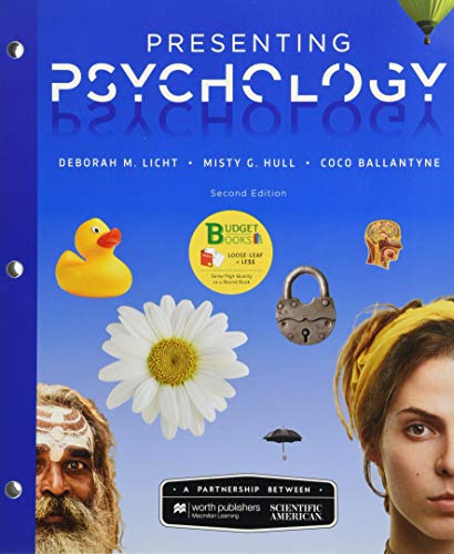 Beispielbild fr Loose-leaf Version for Scientific American: Presenting Psychology zum Verkauf von BooksRun