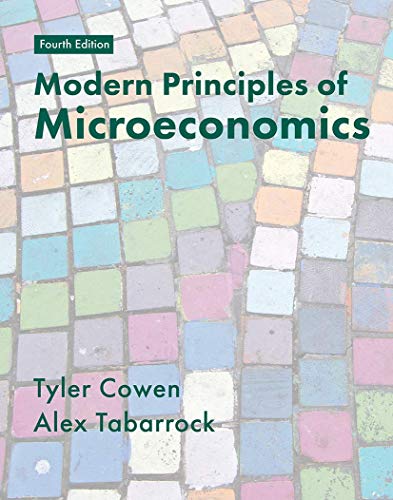 Stock image for MODERN PRINCIPLES OF MICROECONOMICS, 4TH EDITION for sale by Basi6 International