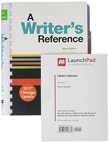 9781319199548: A Writer's Reference with Exercises & LaunchPad for A Writer's Reference (Twelve Month Access)