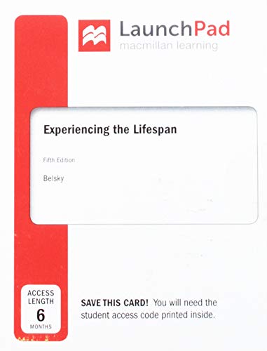 Imagen de archivo de LaunchPad for Experiencing the Lifespan (Six Months Access) a la venta por BooksRun