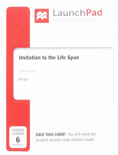 Stock image for LaunchPad for Invitation to the Life Span (Six-Month Access) for sale by BooksRun