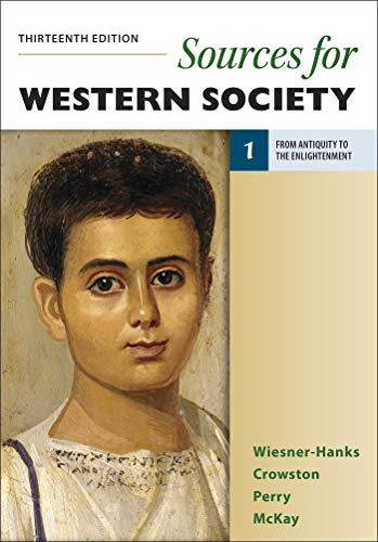 Stock image for Sources for Western Society, Volume 1: From Antiquity to the Enlightenment for sale by BooksRun