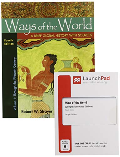 Stock image for Ways of the World with Sources, Volume 1 & Launchpad for Ways of the World with Sources (1-Term Access) [With Access Code] for sale by ThriftBooks-Atlanta