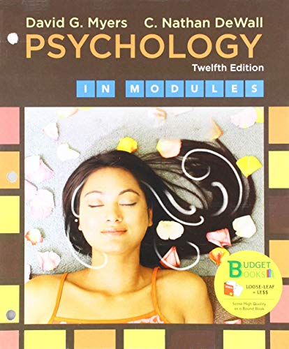 9781319238476: Loose-leaf Version for Psychology in Modules 12e & LaunchPad for Psychology in Modules (Twelve-Month Access)